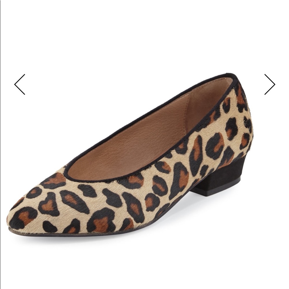 Sesto Meucci Zan Calf-Hair Comfort Flat, Leopard